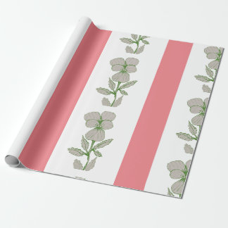 Papier Cadeau Papier à enveloppement floral
