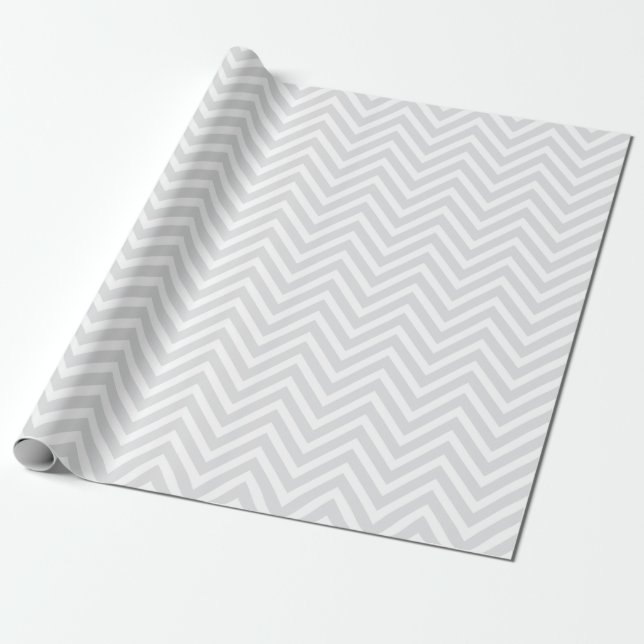 Papier Cadeau Papier à enveloppement gris et blanc au fromage (Déroulé)
