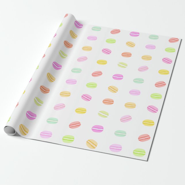 Papier Cadeau Papier à enveloppement Macaron (Déroulé)