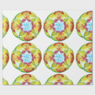 Papier Cadeau Papier à enveloppement Mandala Matte peint à la ma