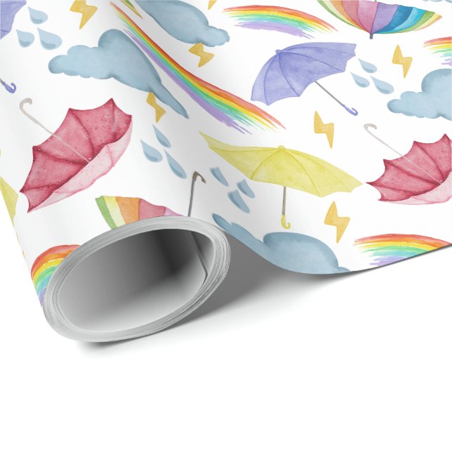Papier Cadeau Papier à enveloppement météo (Coin rond)