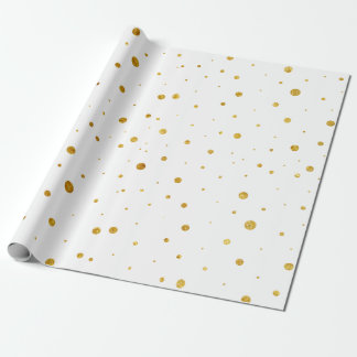 Papier Cadeau Papier à enveloppement Motif de luxe Gold Foil Cus