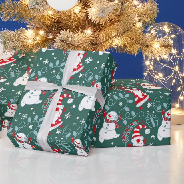 Papier Cadeau Papier à enveloppement Père Noël de Noël (Vacances)