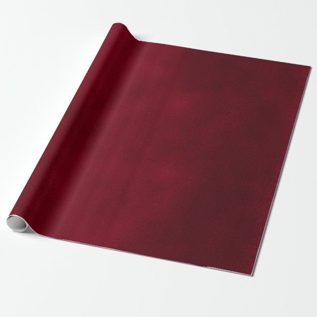 Papier Cadeau Papier à enveloppement rouge Bourgogne (Déroulé)