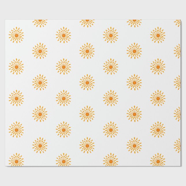 Papier Cadeau Papier à enveloppement Sun Shine (Plat)