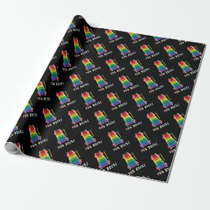Papier Cadeau Papier à enveloppement Xylophone Arc-en-Ciel