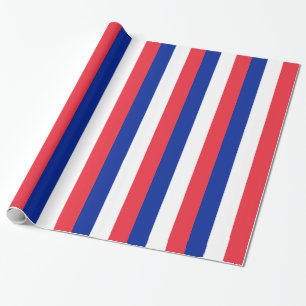 Papier Cadeau Papier à envelopper avec Drapeau de France