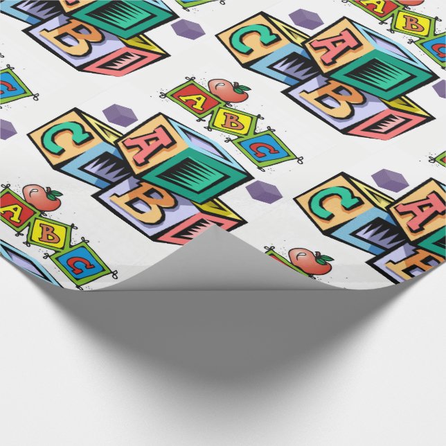 Papier Cadeau Papier à envelopper Bébé (Coin)