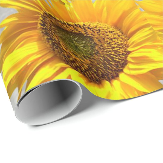 Papier Cadeau Papier à envelopper brillant Chat Kitten (Coin rond)