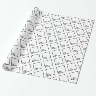 Papier Cadeau Papier à envelopper brillant personnalisé 30 po x