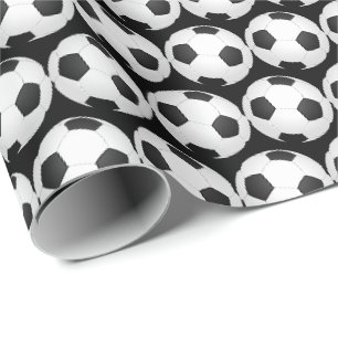 Papier Cadeau Papier à envelopper cadeau de football