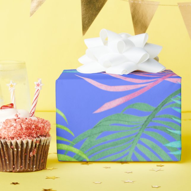 Papier Cadeau Papier à envelopper contenant l'odeur du feuille (Fête d'anniversaire)
