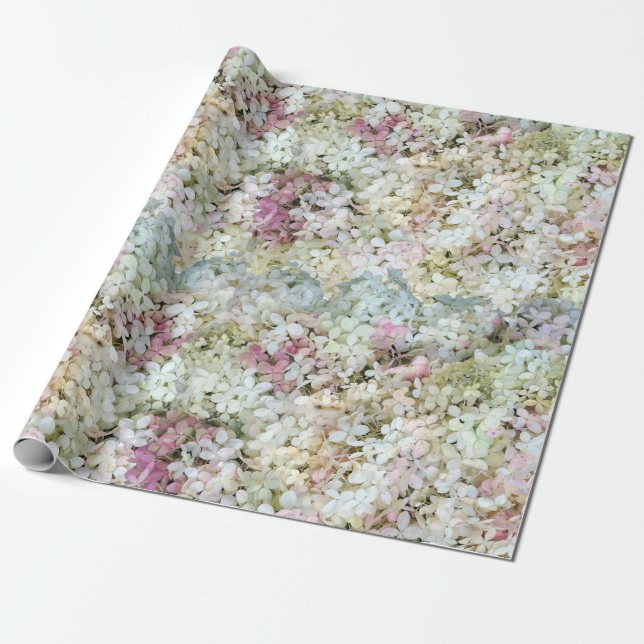 Papier Cadeau Papier à envelopper de la fraise de la vanille Hyd (Déroulé)