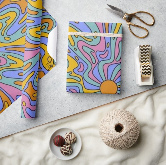 Papier Cadeau papier à envelopper drôle (Artisanat)