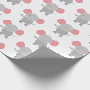 Papier Cadeau Papier à envelopper éléphant garçon fille