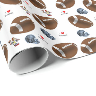 Papier Cadeau Papier à envelopper Football