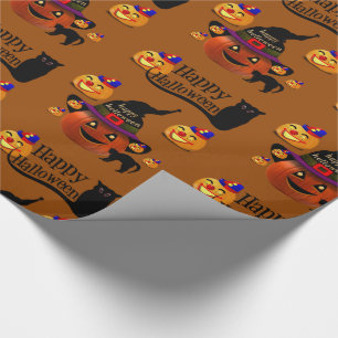 Papier Cadeau Papier à envelopper Halloween