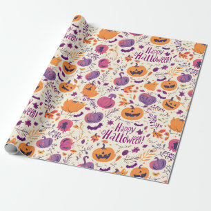 Papier Cadeau Papier à envelopper (Halloween)