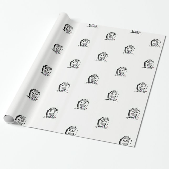 Papier Cadeau Papier à envelopper Mortician (Déroulé)