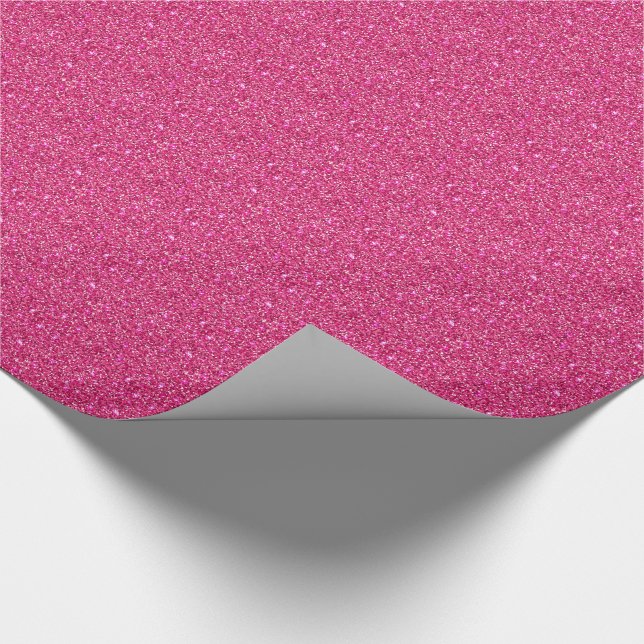 Papier Cadeau Papier à envelopper Parties scintillant rose Faux (Coin)