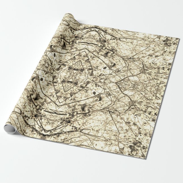 Papier Cadeau Papier à envelopper Rouleau Cerisier Fleur Design  (Déroulé)
