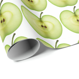 Papier Cadeau Papier à envelopper - tranche de pomme