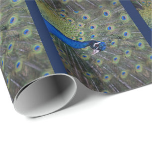 Papier Cadeau Papier à épluchage de paon