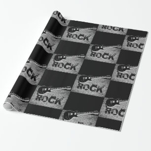 Papier Cadeau Papier à papier Rock Music