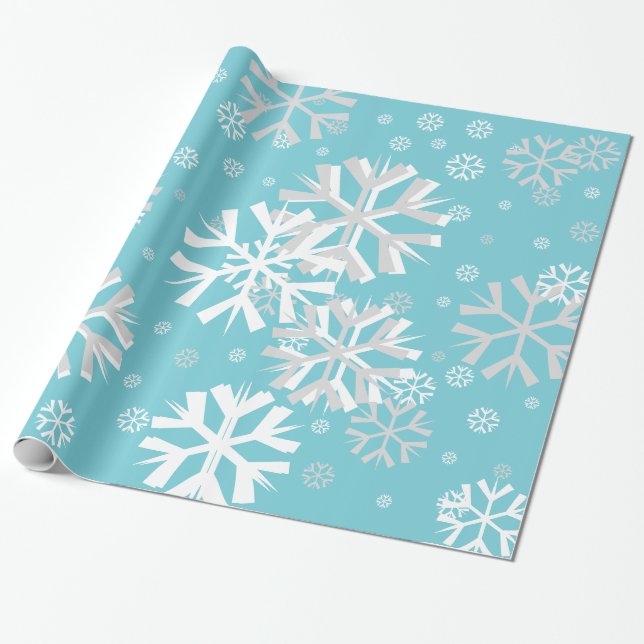 Papier Cadeau Papier-Aqua pour l'enlèvement des flocons de neige (Déroulé)
