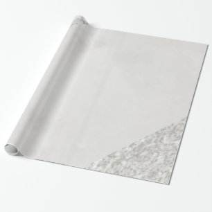 Papier Cadeau Papier brillant, Argent gris