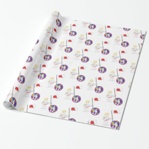 Papier Cadeau Papier brillant, Astronaut Chat Kitten