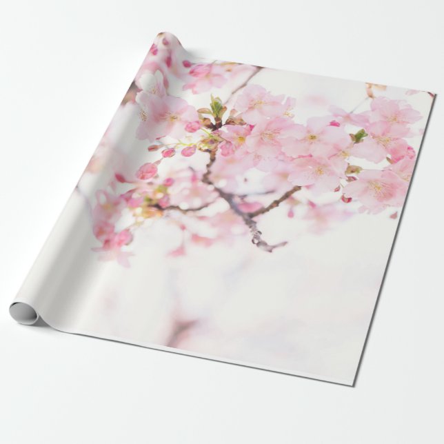PAPIER CADEAU PAPIER CADEAU: CHERRY BLOSSOMS  (Déroulé)