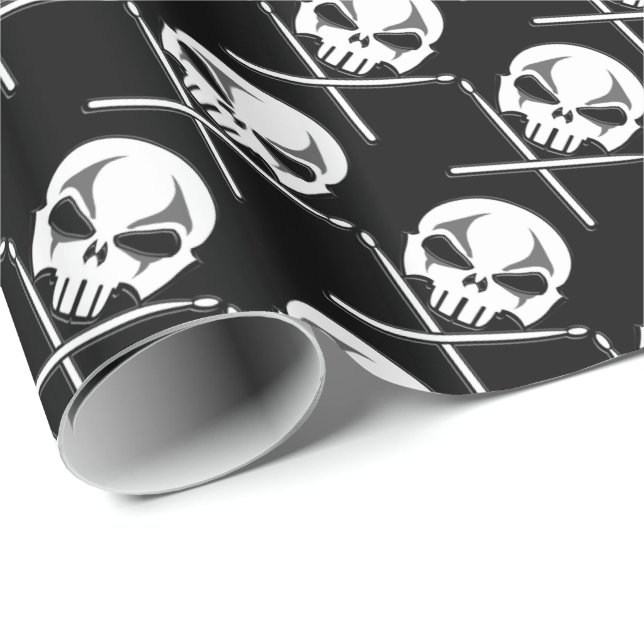 Papier Cadeau Papier-cadeau pour tambour de roche à enveloppemen (Coin rond)