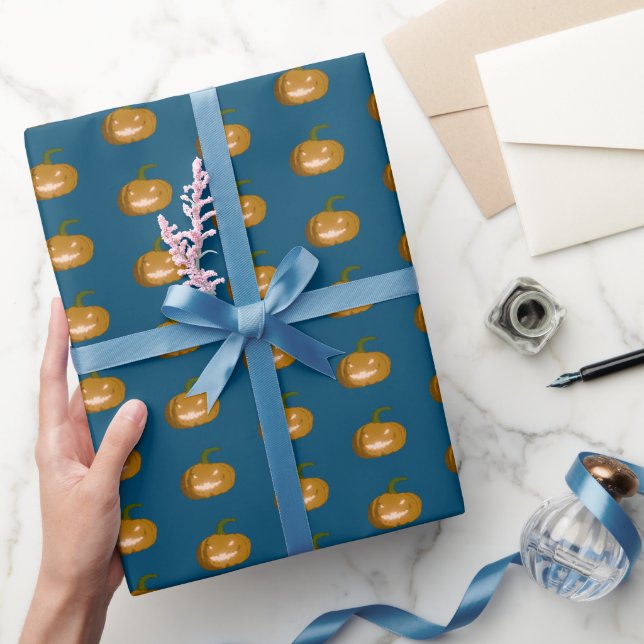 Papier Cadeau Papier Citrouille gravé (Cadeaux)