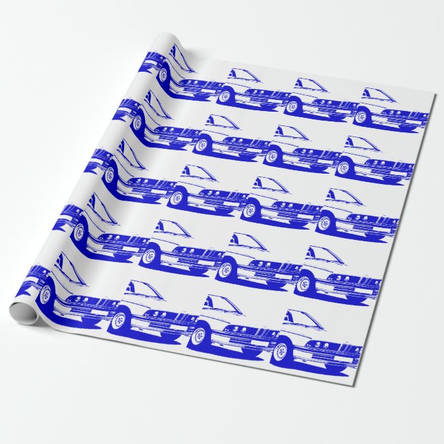 Papier Cadeau Papier de BMW E30 Wraping (Déroulé)
