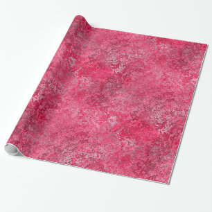 Papier Cadeau Papier de emballage rose rouge de cadeau