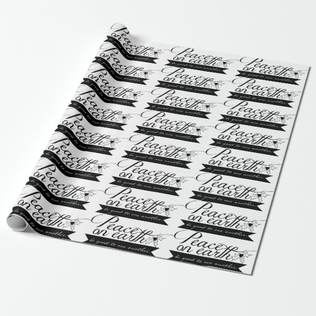 Papier Cadeau Papier de l'enlèvement de la paix sur la terre (Déroulé)