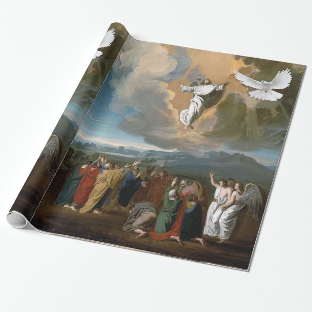 Papier Cadeau Papier de papier de papier d'enveloppement Jésus-C (Déroulé)