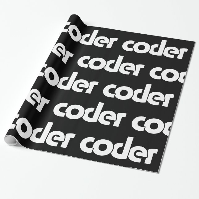 Papier Cadeau Papier de recouvrement de codeur (Déroulé)