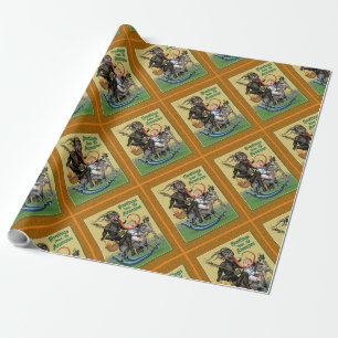 Papier Cadeau Papier de recouvrement de Krampus
