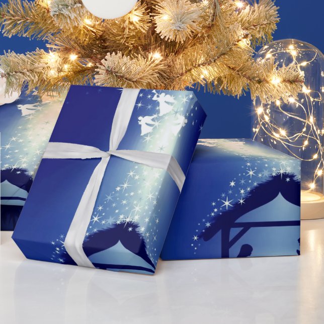 Papier Cadeau Papier de recouvrement de la nativité (Vacances)