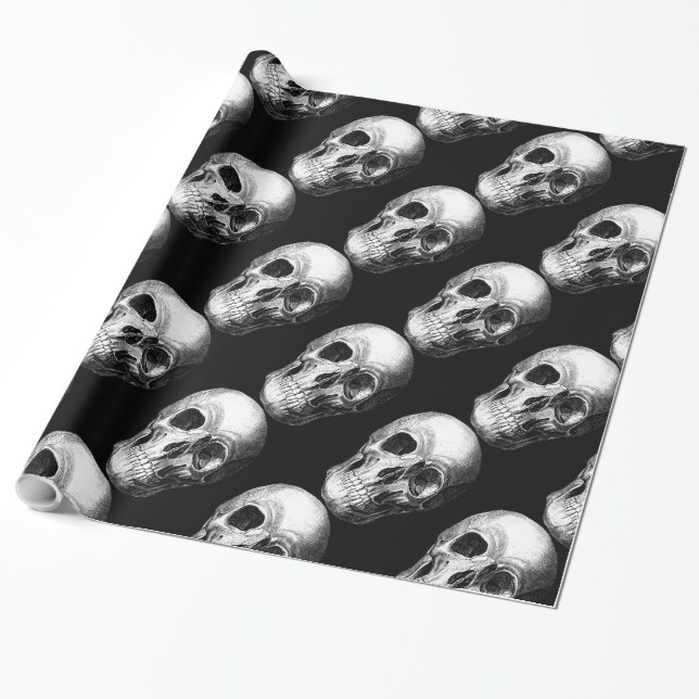 Papier Cadeau Papier de recouvrement du crâne (Déroulé)