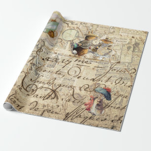 Papier Cadeau Papier de tissus peter lapbit (collection2)