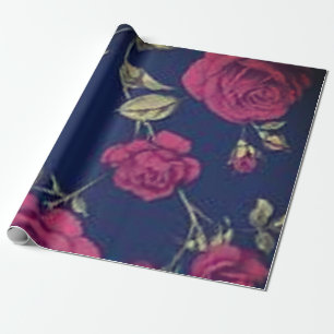 Papier Cadeau Papier de tissus Rose violet gothique
