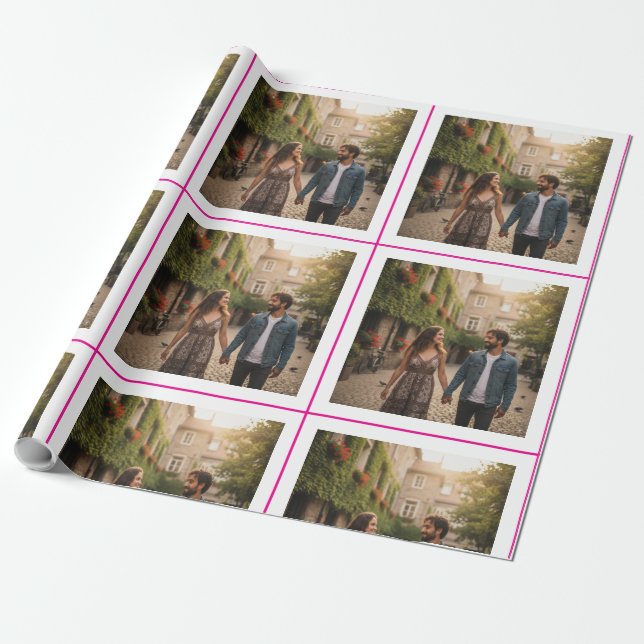 Papier Cadeau Papier d'écriture personnalisable (Déroulé)