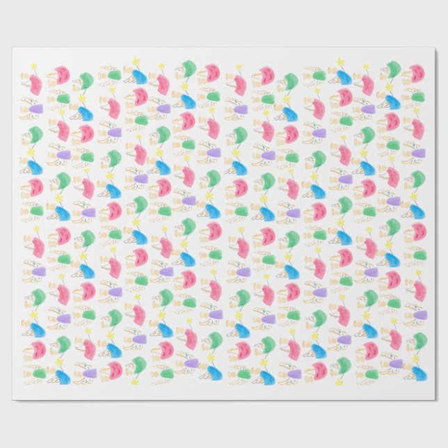 Papier Cadeau Papier d'emballage (Plat)