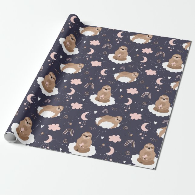 Papier Cadeau Papier d'emballage (Déroulé)