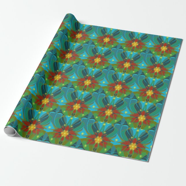 Papier Cadeau Papier d'emballage 30" de Blanketflower x 6' (Déroulé)