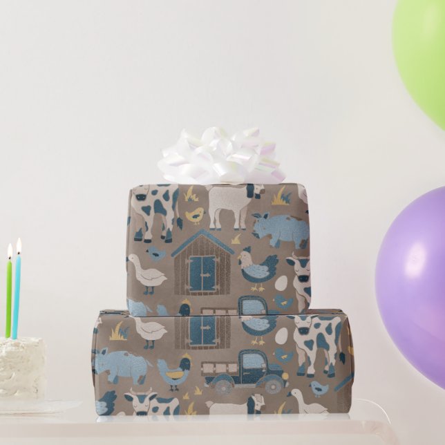 Papier Cadeau Papier d'emballage agricole (Cadeaux de fête)