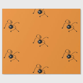 Papier Cadeau Papier d'emballage avec l'araignée